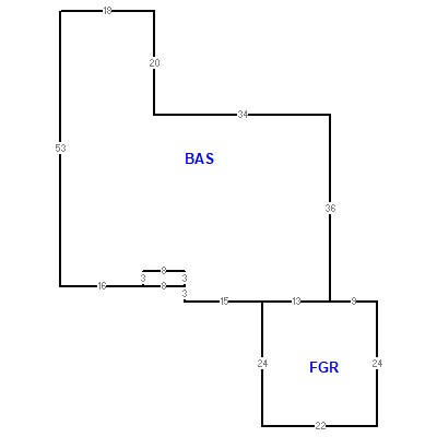 Building layout (traversing data) of this property