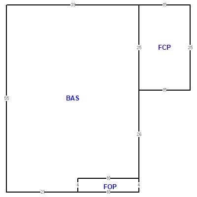 Building layout (traversing data) of this property