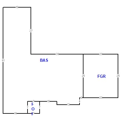 Building layout (traversing data) of this property