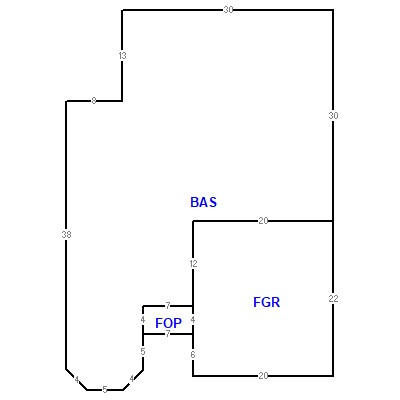 Building layout (traversing data) of this property