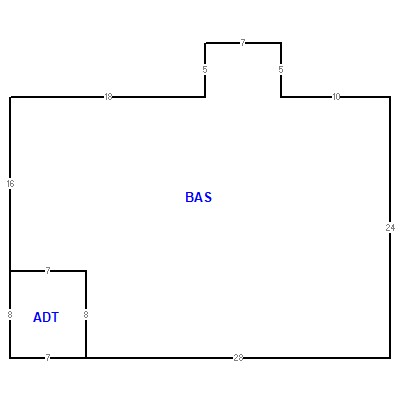 Building layout (traversing data) of this property