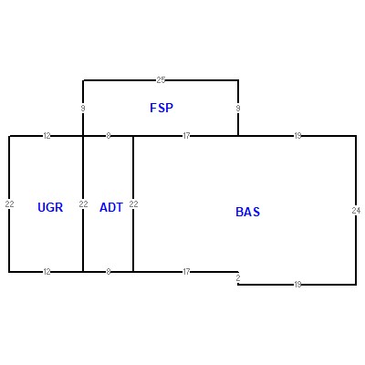 Building layout (traversing data) of this property