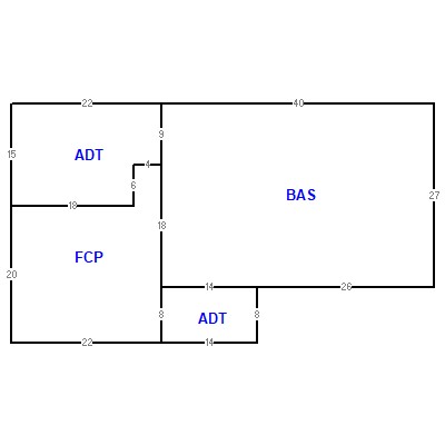 Building layout (traversing data) of this property