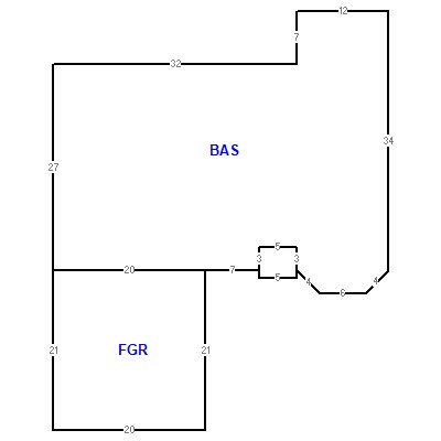 Building layout (traversing data) of this property