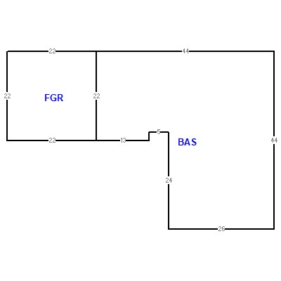 Building layout (traversing data) of this property