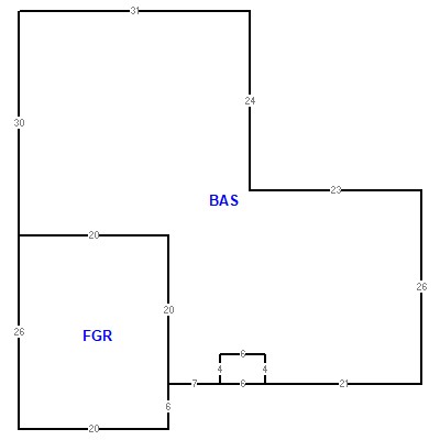 Building layout (traversing data) of this property