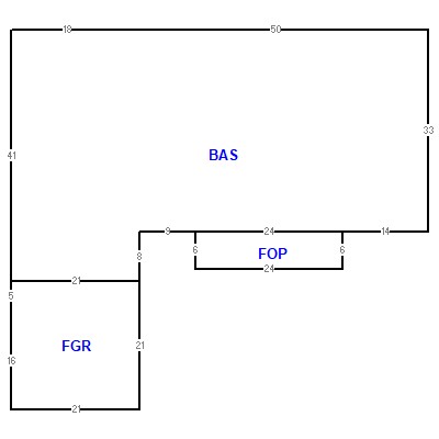 Building layout (traversing data) of this property