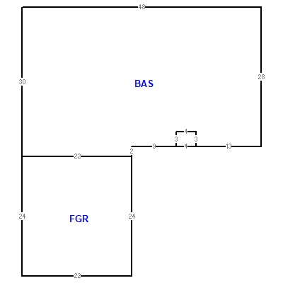 Building layout (traversing data) of this property