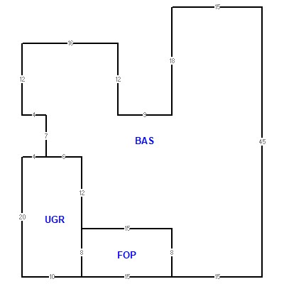 Building layout (traversing data) of this property