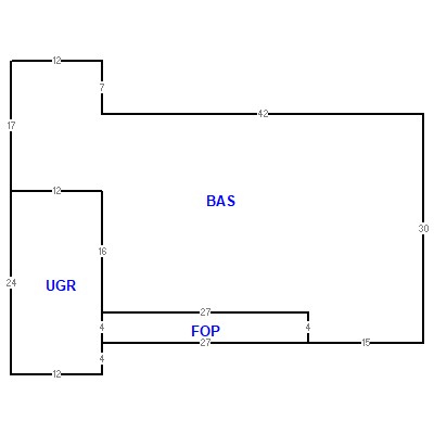 Building layout (traversing data) of this property