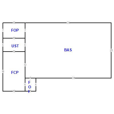 Building layout (traversing data) of this property