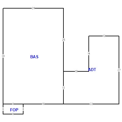 Building layout (traversing data) of this property