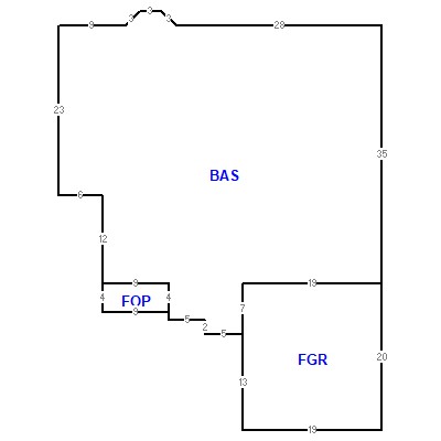 Building layout (traversing data) of this property