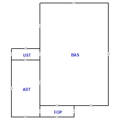 Building layout (traversing data) of this property