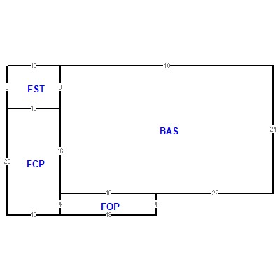 Building layout (traversing data) of this property