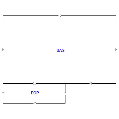 Building layout (traversing data) of this property