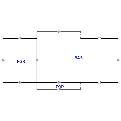 Building layout (traversing data) of this property