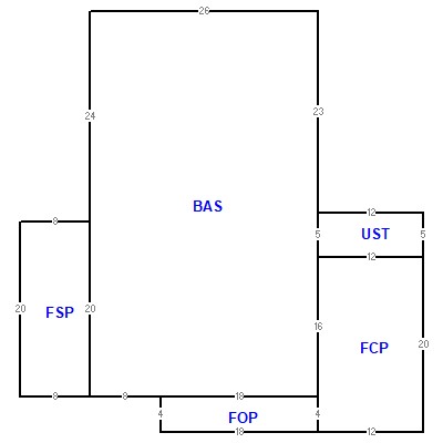 Building layout (traversing data) of this property