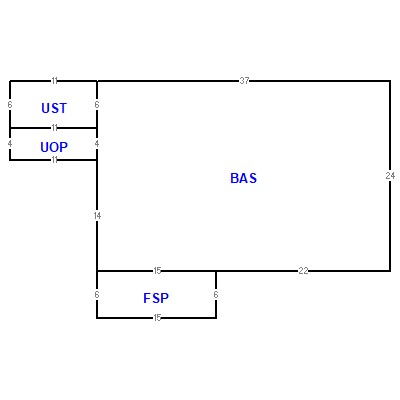 Building layout (traversing data) of this property