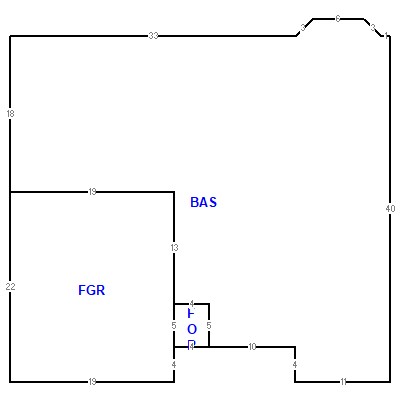 Building layout (traversing data) of this property