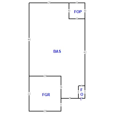 Building layout (traversing data) of this property