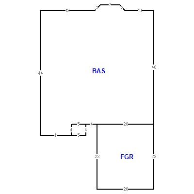 Building layout (traversing data) of this property
