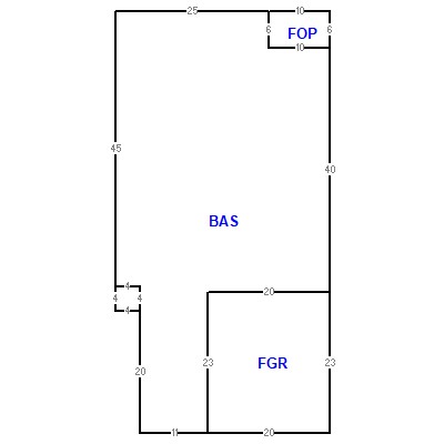 Building layout (traversing data) of this property