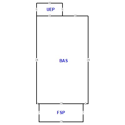 Building layout (traversing data) of this property