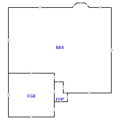 Building layout (traversing data) of this property
