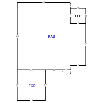 Building layout (traversing data) of this property