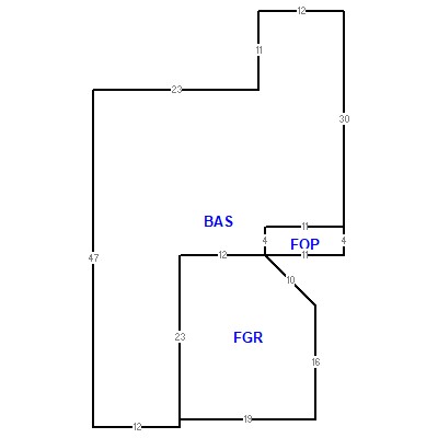 Building layout (traversing data) of this property
