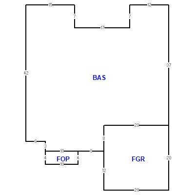 Building layout (traversing data) of this property