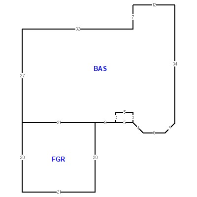 Building layout (traversing data) of this property