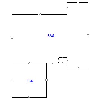 Building layout (traversing data) of this property