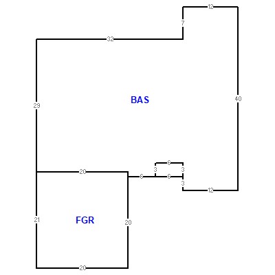 Building layout (traversing data) of this property