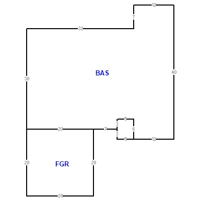 Building layout (traversing data) of this property
