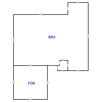 Building layout (traversing data) of this property