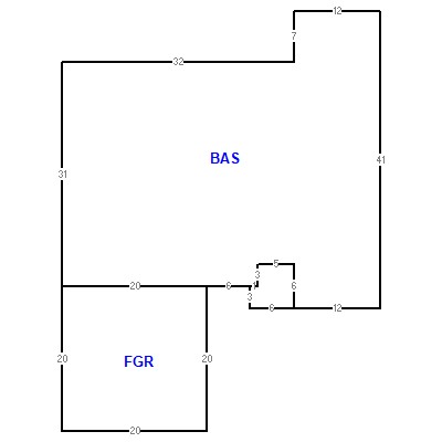 Building layout (traversing data) of this property
