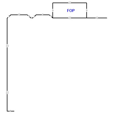 Building layout (traversing data) of this property