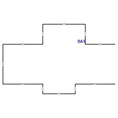 Building layout (traversing data) of this property