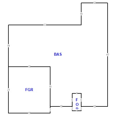 Building layout (traversing data) of this property