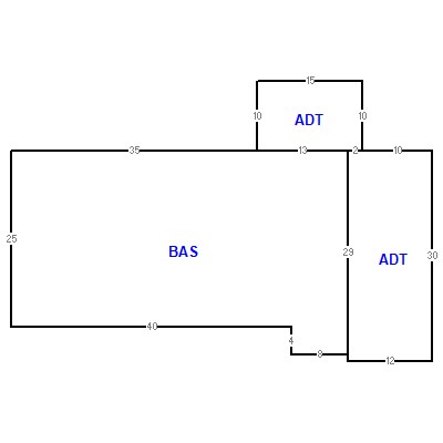Building layout (traversing data) of this property