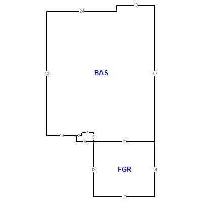 Building layout (traversing data) of this property