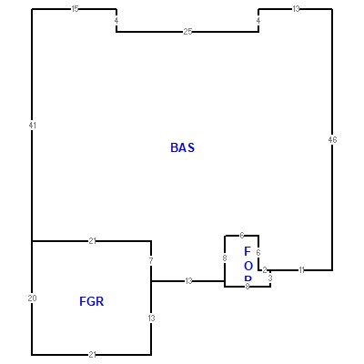 Building layout (traversing data) of this property