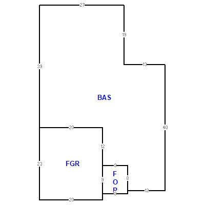 Building layout (traversing data) of this property