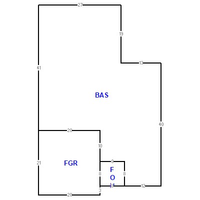 Building layout (traversing data) of this property