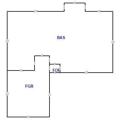 Building layout (traversing data) of this property