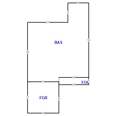 Building layout (traversing data) of this property