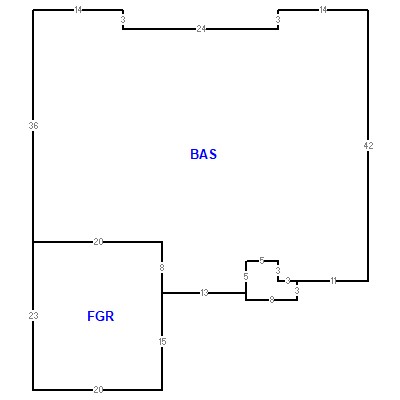 Building layout (traversing data) of this property