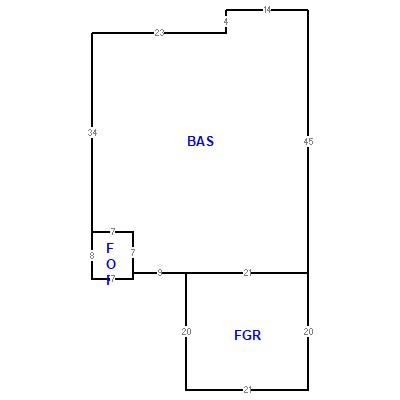 Building layout (traversing data) of this property